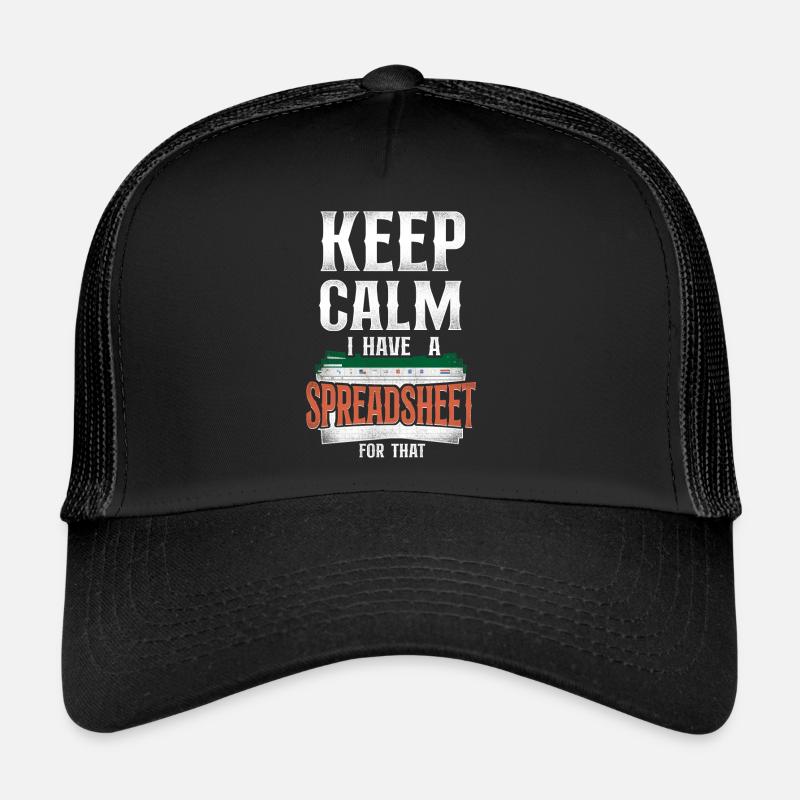Accountant Bookkeeper Accounting - Trucker Cap - Schwarz/Schwarz
