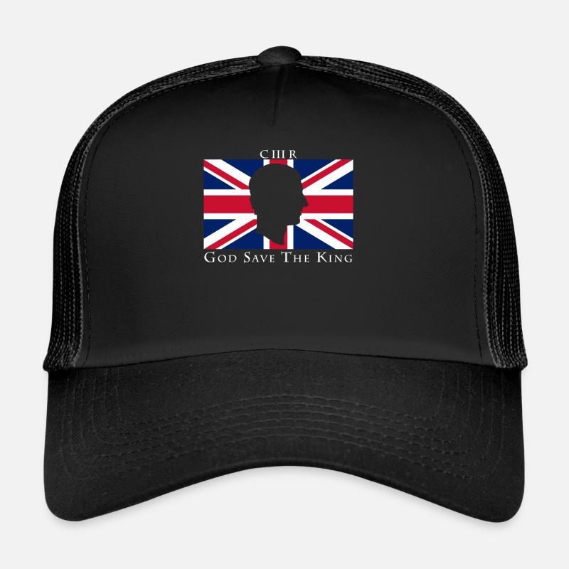 God Save The King Uk Flagge Trucker Cap