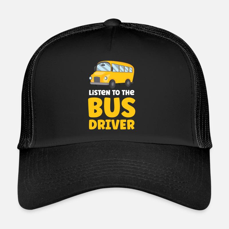 Écoutez le trajet en bus du chauffeur de bus Casquette trucker 