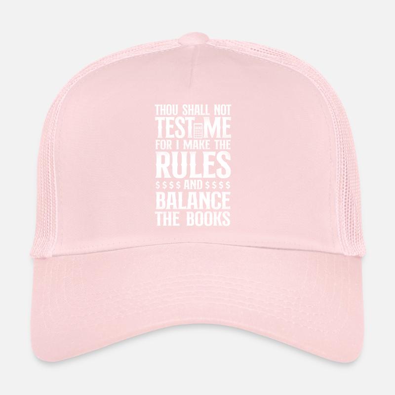Comptable Comptable Comptable Comptabilité Casquette trucker 