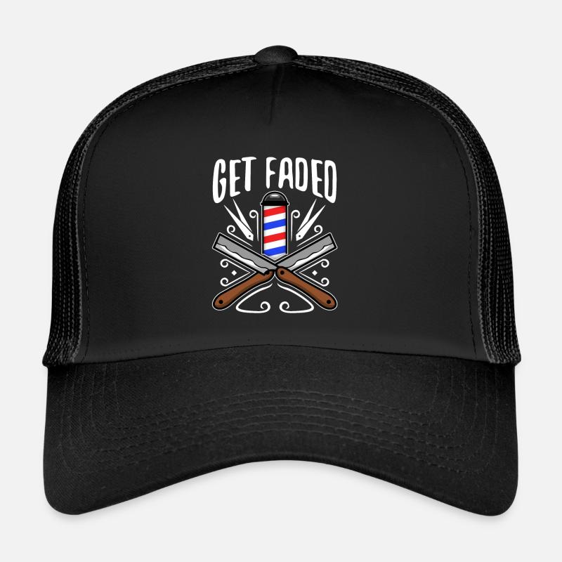 Get Faded Barber Trucker Cap