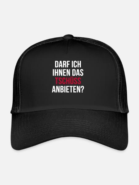 Lustiger Spruch Arrogant Witziges Spaß - Trucker Cap - Schwarz/Schwarz