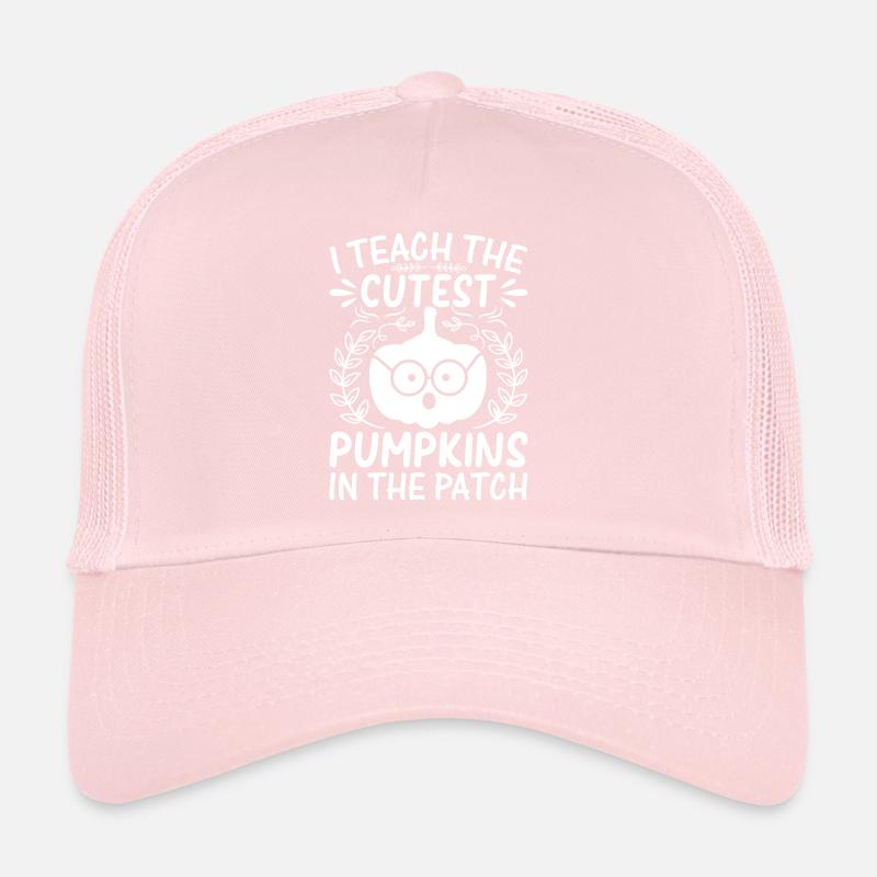 Ich unterrichte die niedlichsten Kürbisse im Patch Trucker Cap