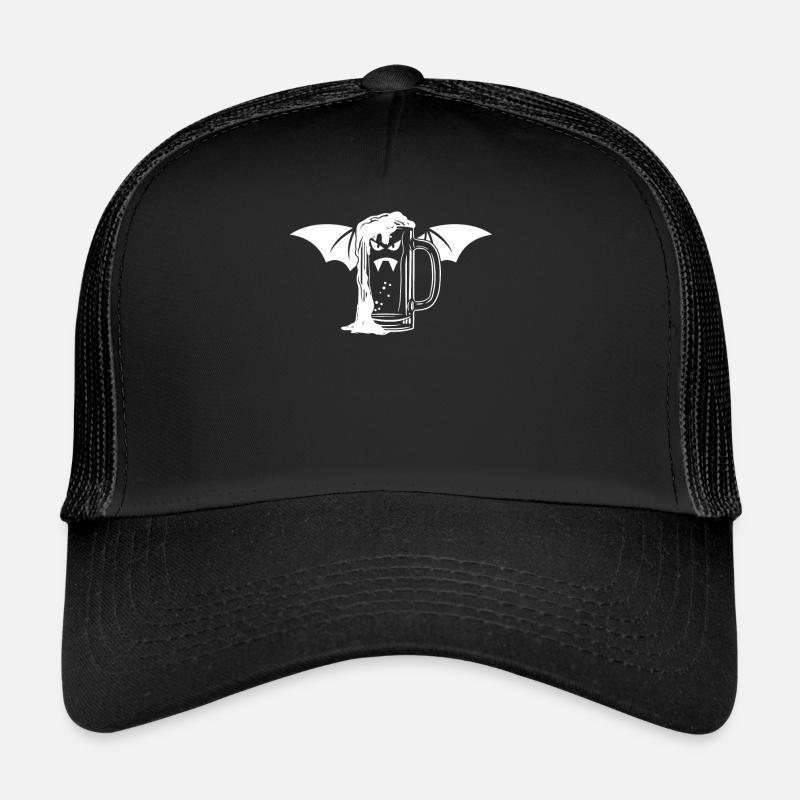 Halloween Vampire Party - Vampire Beer Bat Bi Trucker Cap