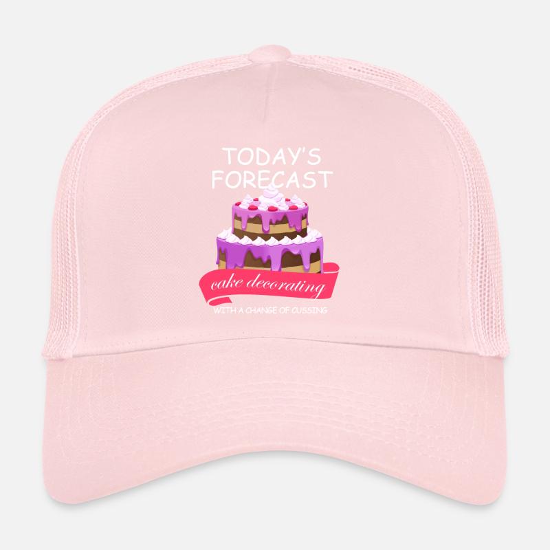 aujourd’hui prévisions décoration de gâteaux Conception pour un Casquette trucker 