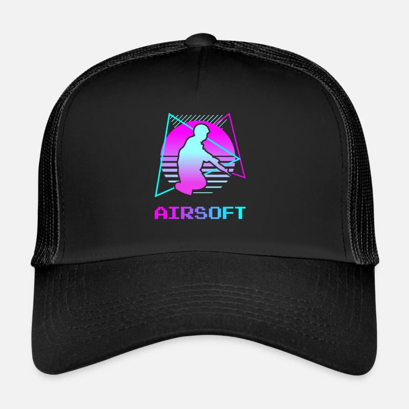 Retro Vintage Classic Airsoft Player Casquette trucker 