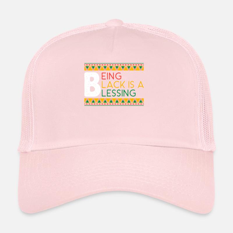 Being Black Is A Blessing Black History Month Trucker Cap
