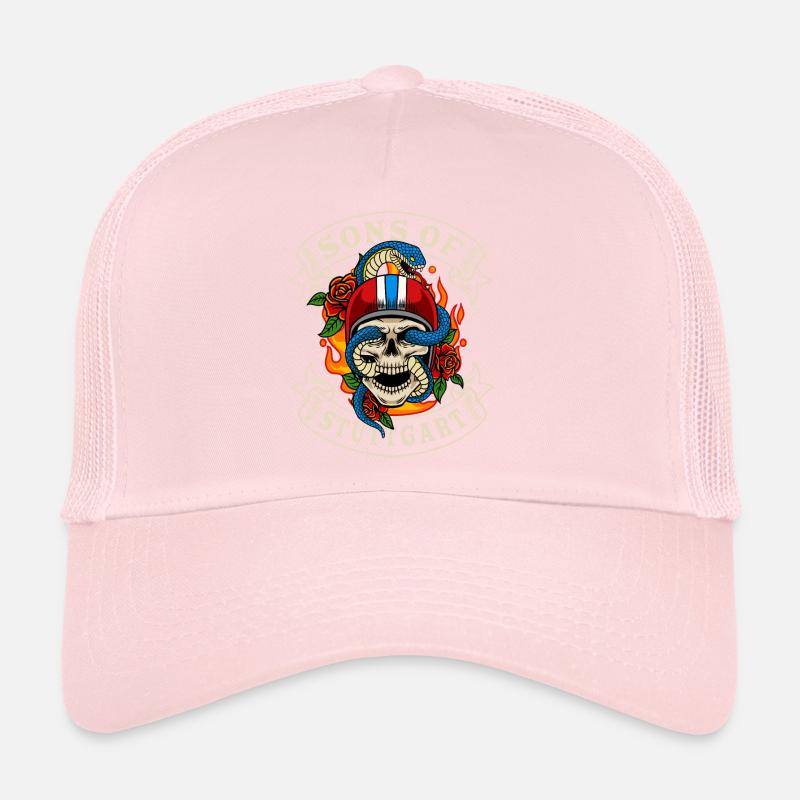Stuttgart Biker Gift fils de Stuttgart Casquette trucker 