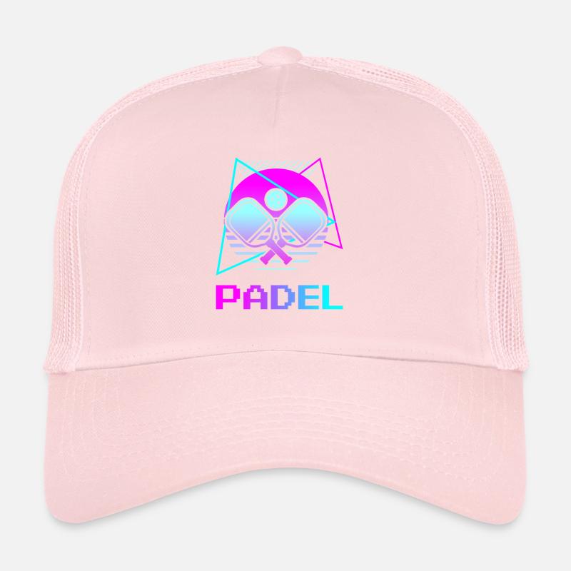 Retro Vintage Classic Padel Player Trucker Cap