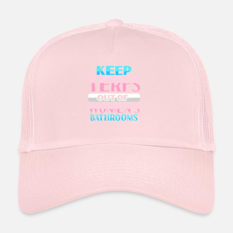 Pas de Terfs Transféminisme Personne Trans Casquette trucker 