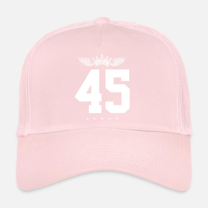 45 Couronne numérique Casquette trucker 