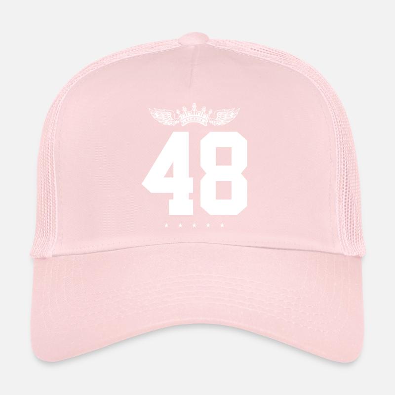 48 Zahl Krone Trucker Cap