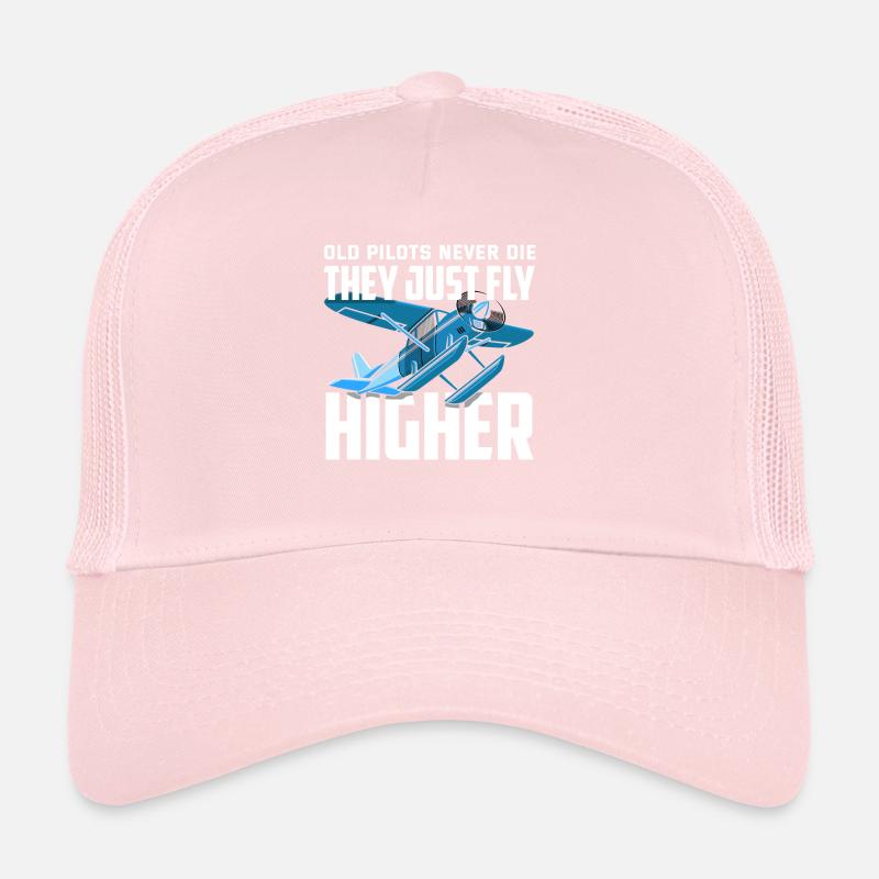 Flugzeug Luftfahrt Pilot Lustiges Piloten Geschenk Trucker Cap