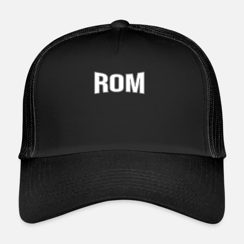 Rom - Trucker Cap - Schwarz/Schwarz