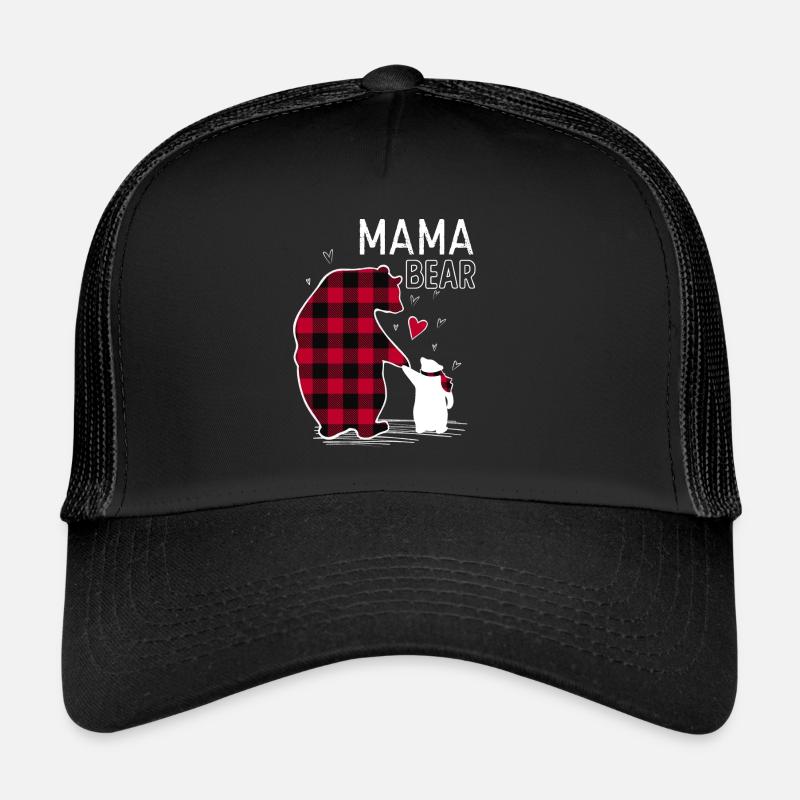 Mama Bear - Trucker Cap - Schwarz/Schwarz