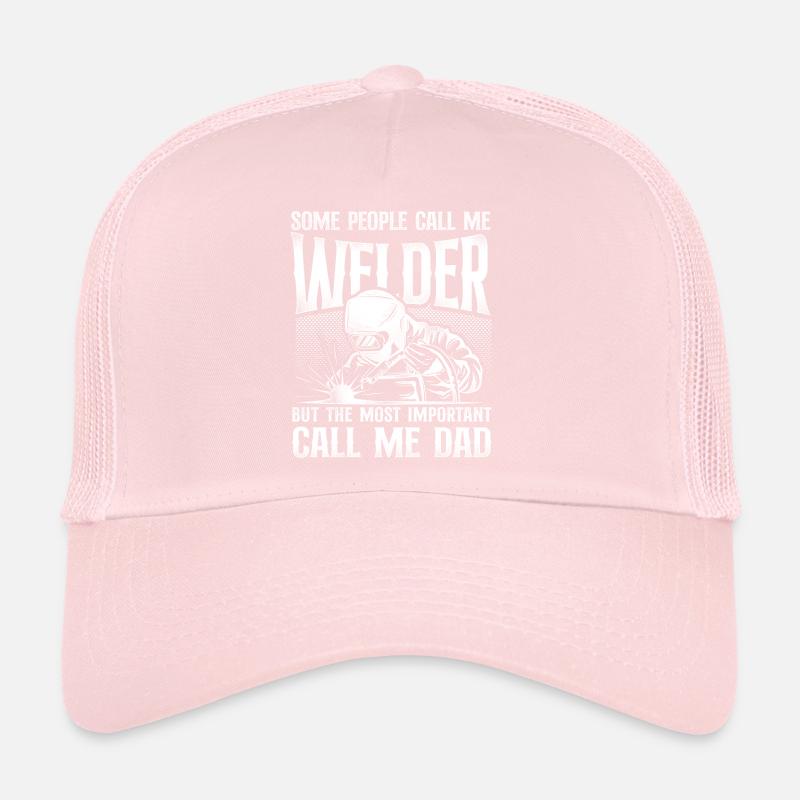 Welder Welding Dad Father Vintage Trucker Cap