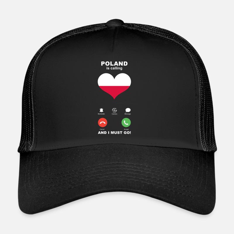 Polen is calling Polen Herz Souvenir Trucker Cap