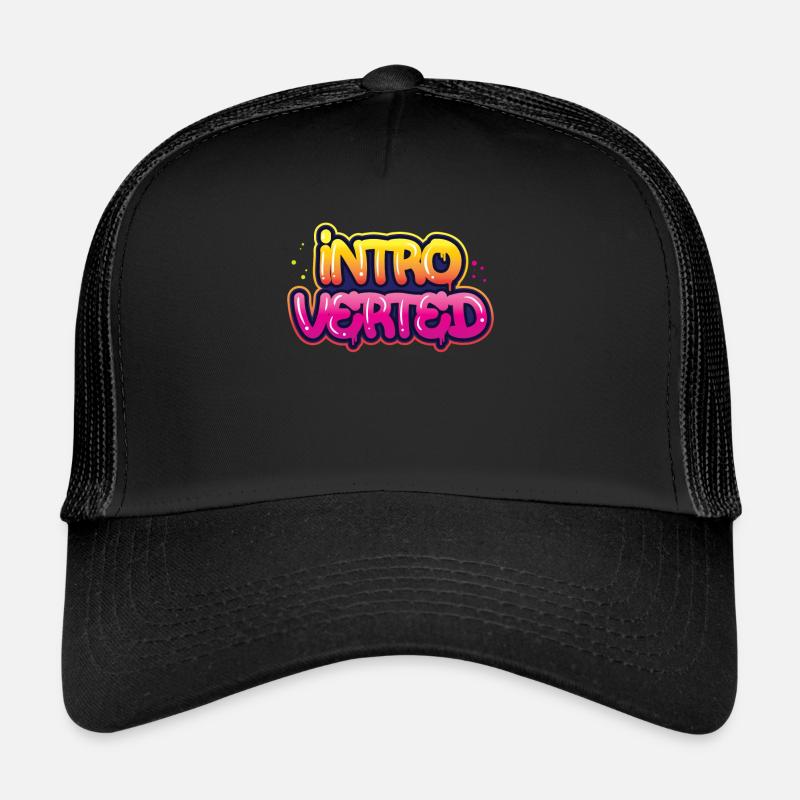 Introverti Introverti Sarcasme Timide Casquette trucker 