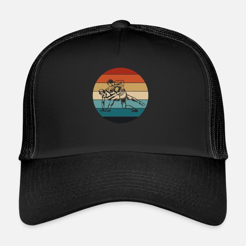 Lutteur de lutte Fighter Wrestling Kamfpkunst Casquette trucker 