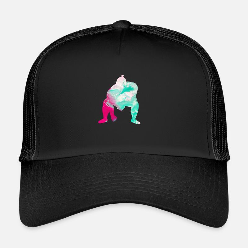 Lutteur de lutte Sumo Fighter Wrestling Casquette trucker 