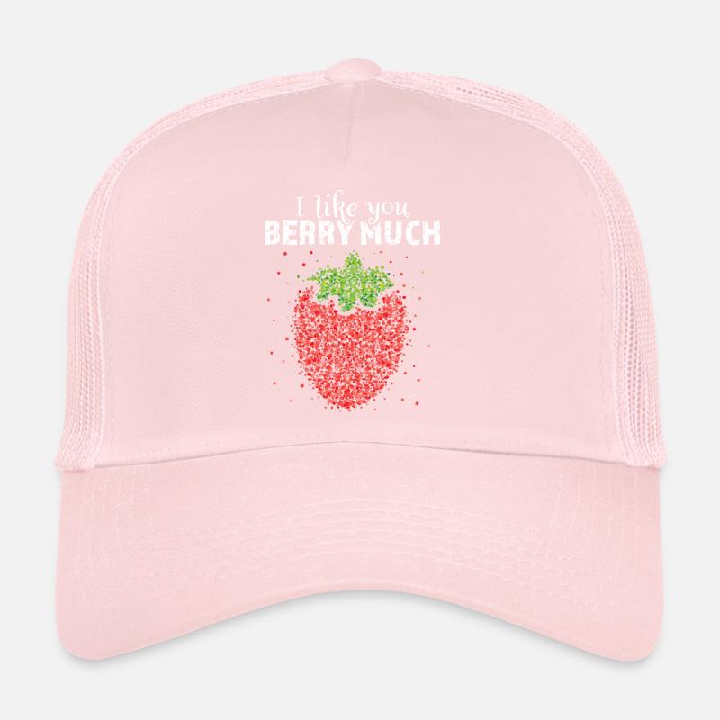 Strawberry Costume Replacement Carnival Carnival Gift Trucker Cap