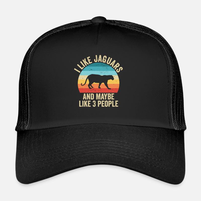I like Jaguars Gift Humor Animals Trucker Cap