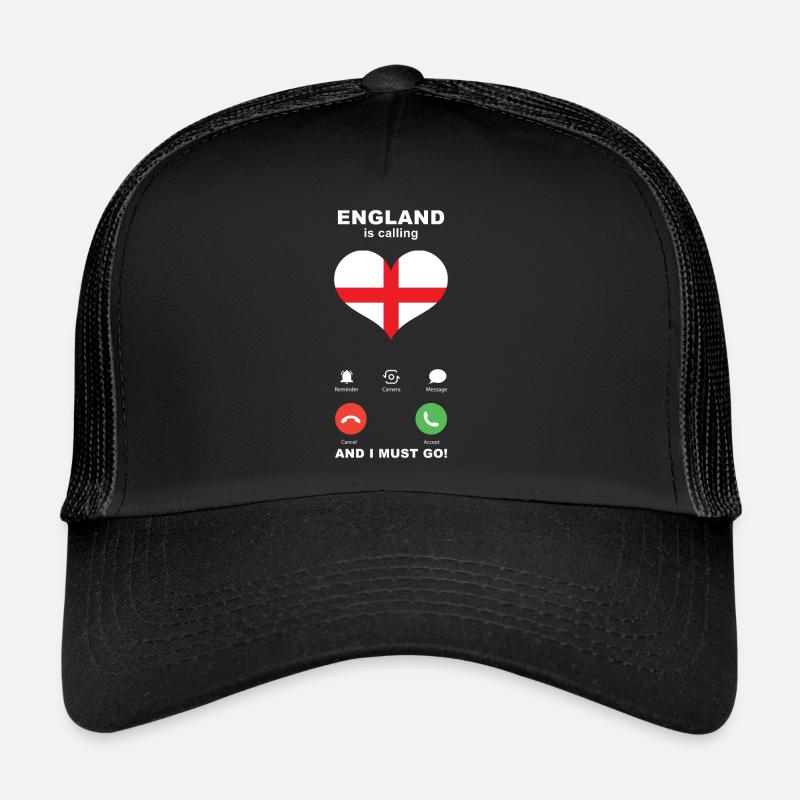 England is calling England Heart Souvenir Trucker Cap