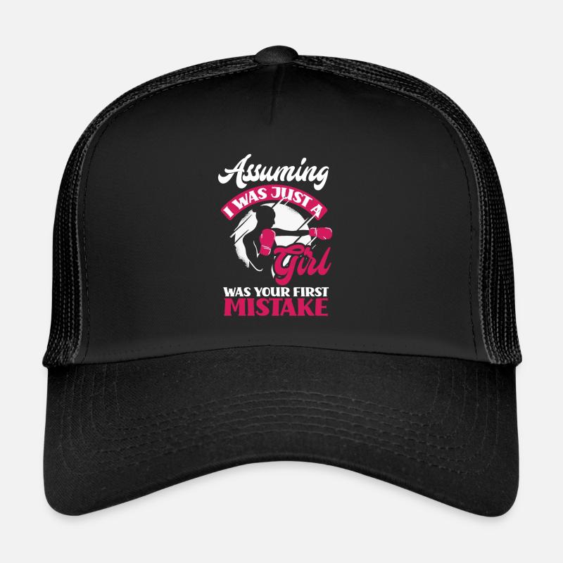 Lustiges Boxen Boxer Geschenk Trucker Cap