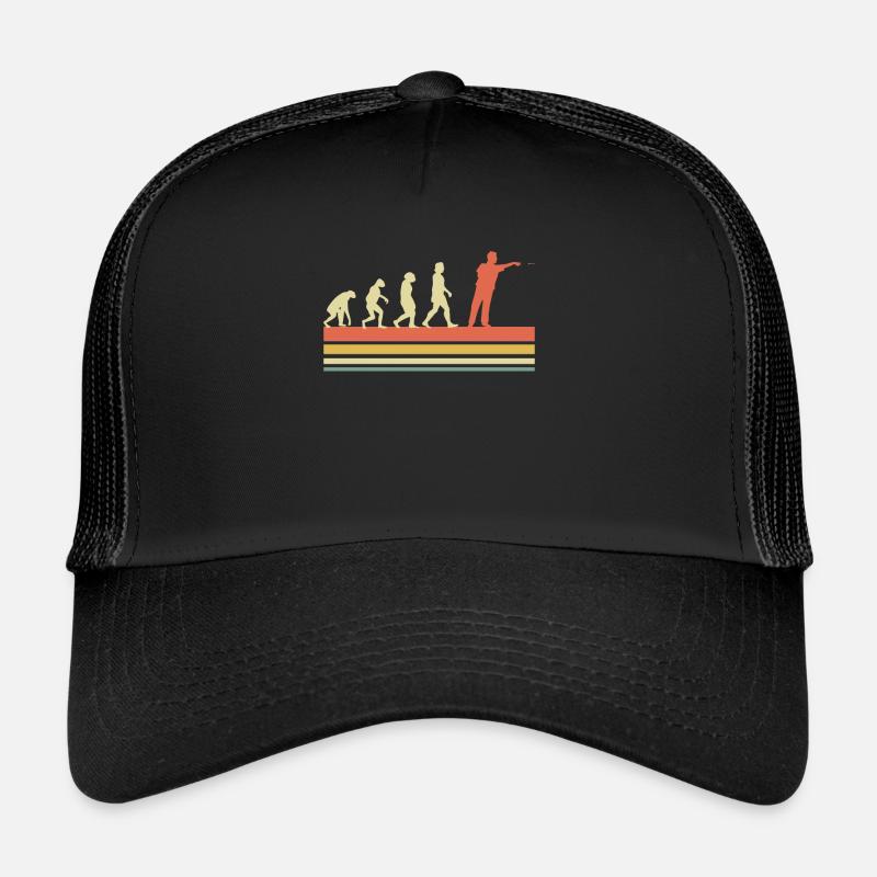 Darts Evolution Dartspieler wirft Dart Trucker Cap