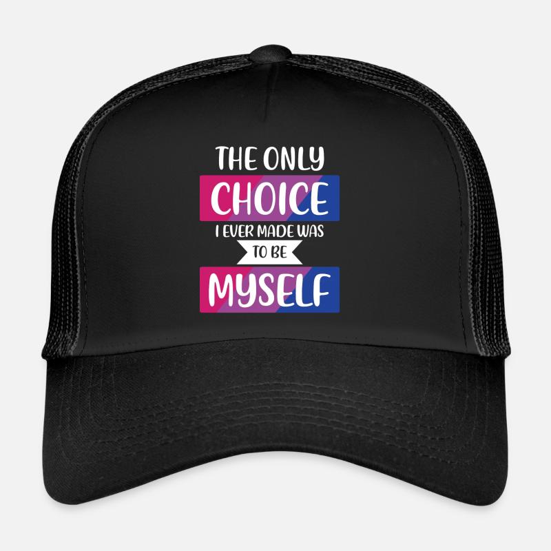 LGBTQ Nonbinary Coloré Rainbow Flag LGBTQ + Pride Casquette trucker 