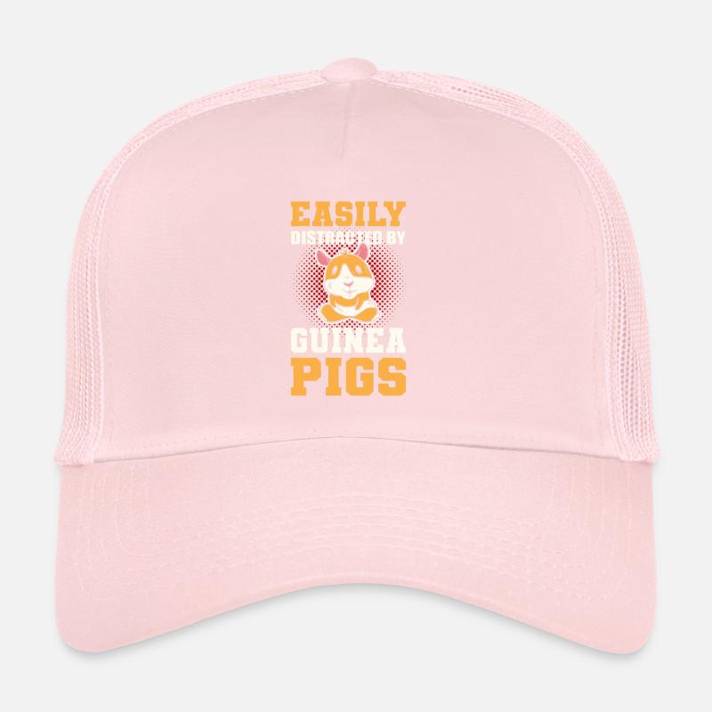 Facilement distrait par les cochons d’Inde Casquette trucker 