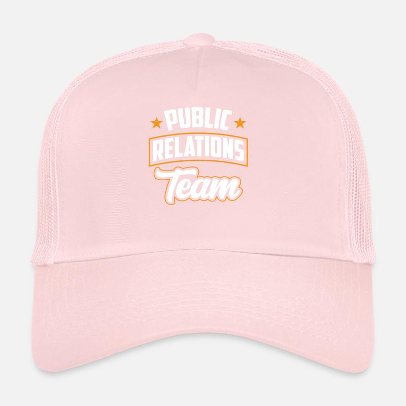 Team Öffentlichkeitsarbeit Public Relations Job PR Trucker Cap