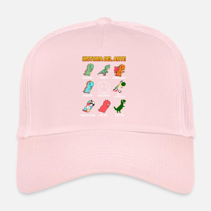 Kunstgeschichte mit Dinosauriern Trucker Cap