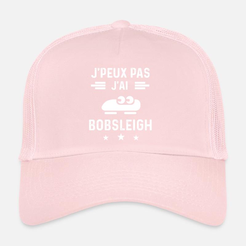 bobsleigher je peux pas j'ai bobsleigh Casquette trucker 