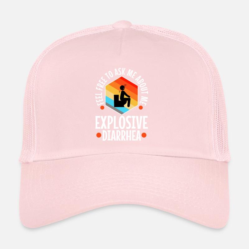 Ask me about my explosive diarrhea Trucker Cap