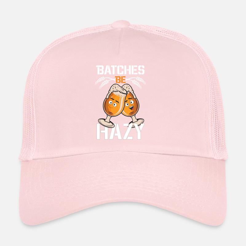 Batches be Hazy Beer Drinker Beer Brew Beer Glass Trucker Cap