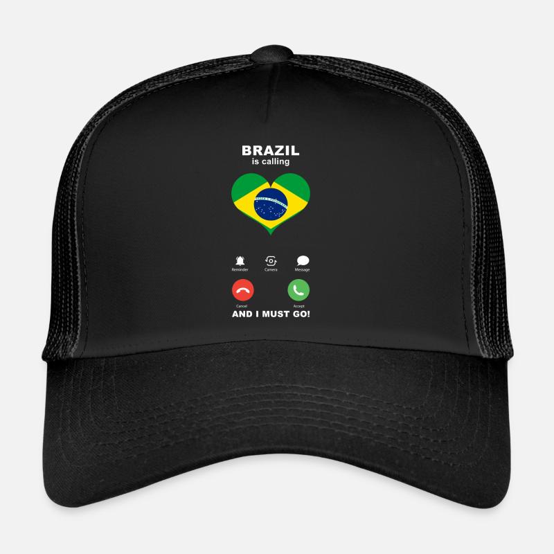 Brasilien is calling Brasilien Herz Souvenir Trucker Cap