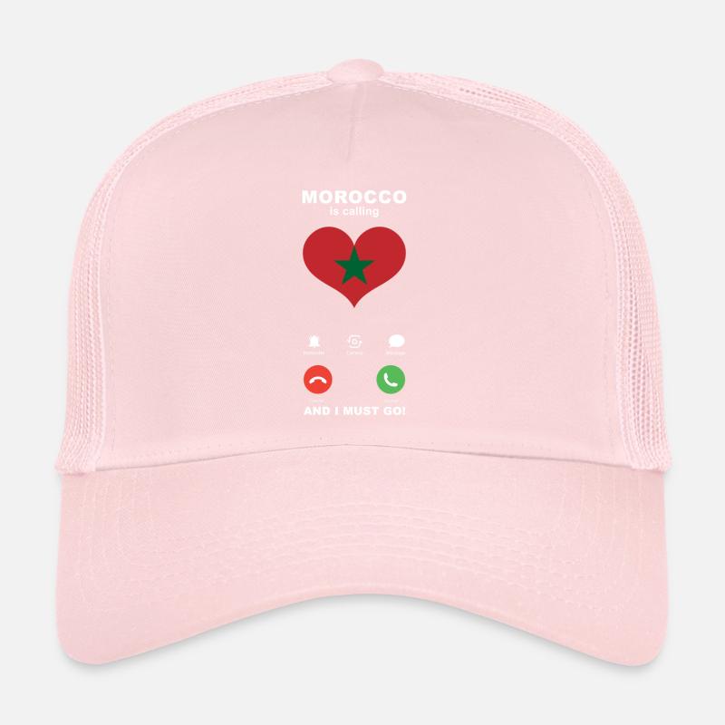 Morocco is calling Morocco Heart Souvenir Trucker Cap