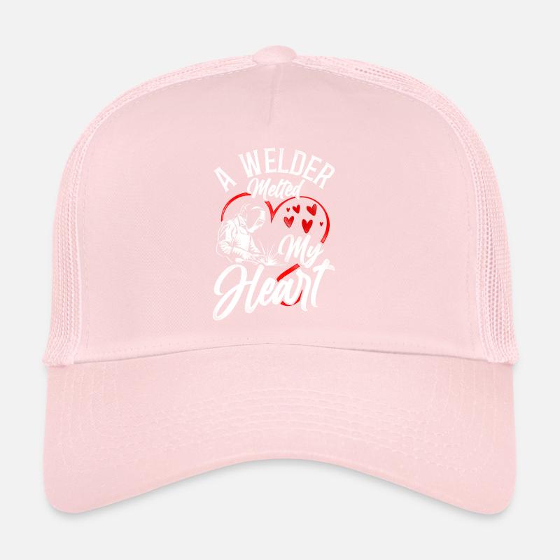 Welder Welding Girlfriend Trucker Cap