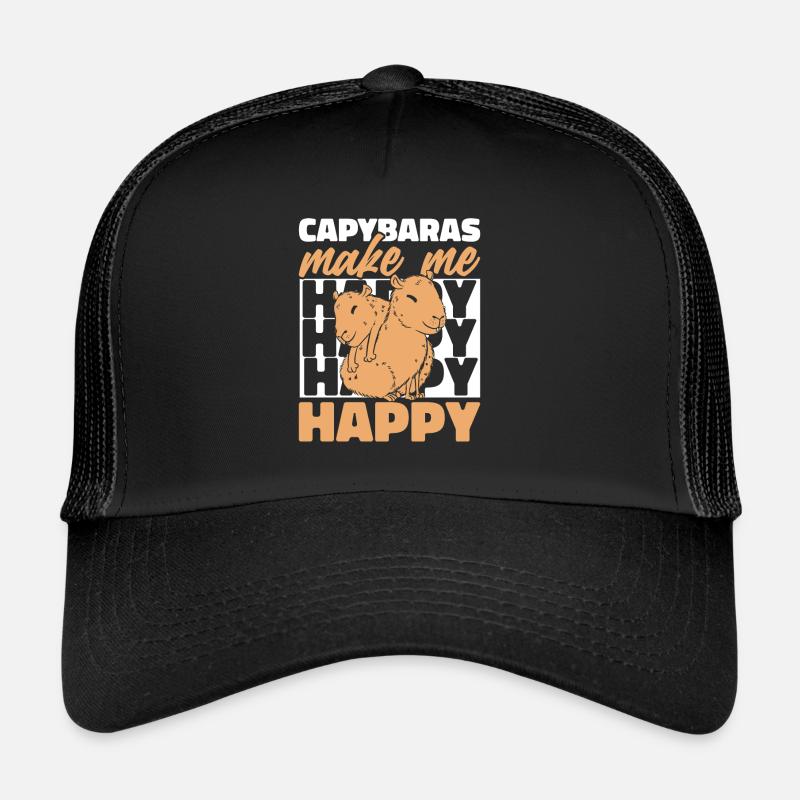 Capybara Rongeur Animal Casquette trucker 