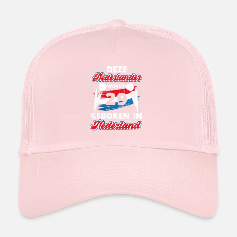 29 Birthday Dutch Holland 29 years Saying Trucker Cap