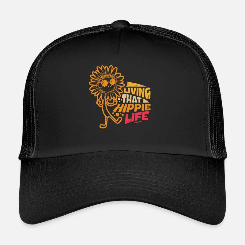 Sunflower vit la vie hippie Casquette trucker 