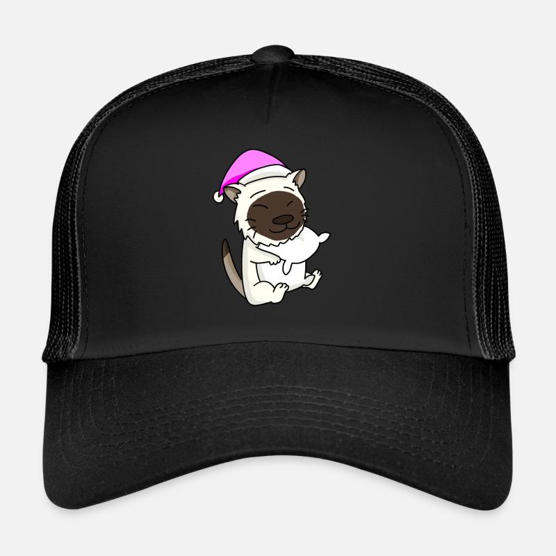 Chat race de chat Birmanie Casquette trucker 