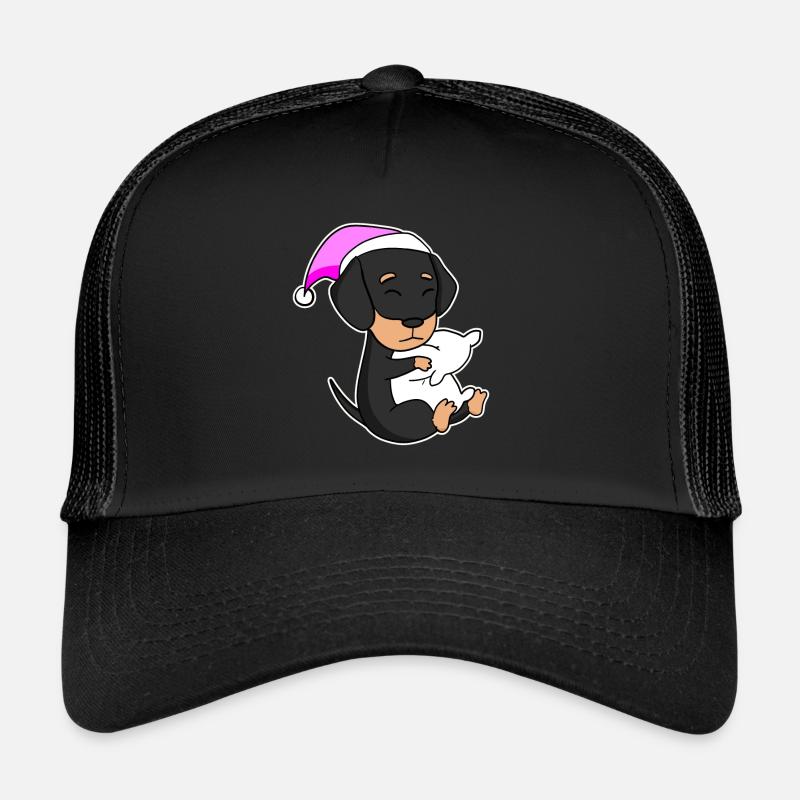 Chien Race de chien Teckel Casquette trucker 