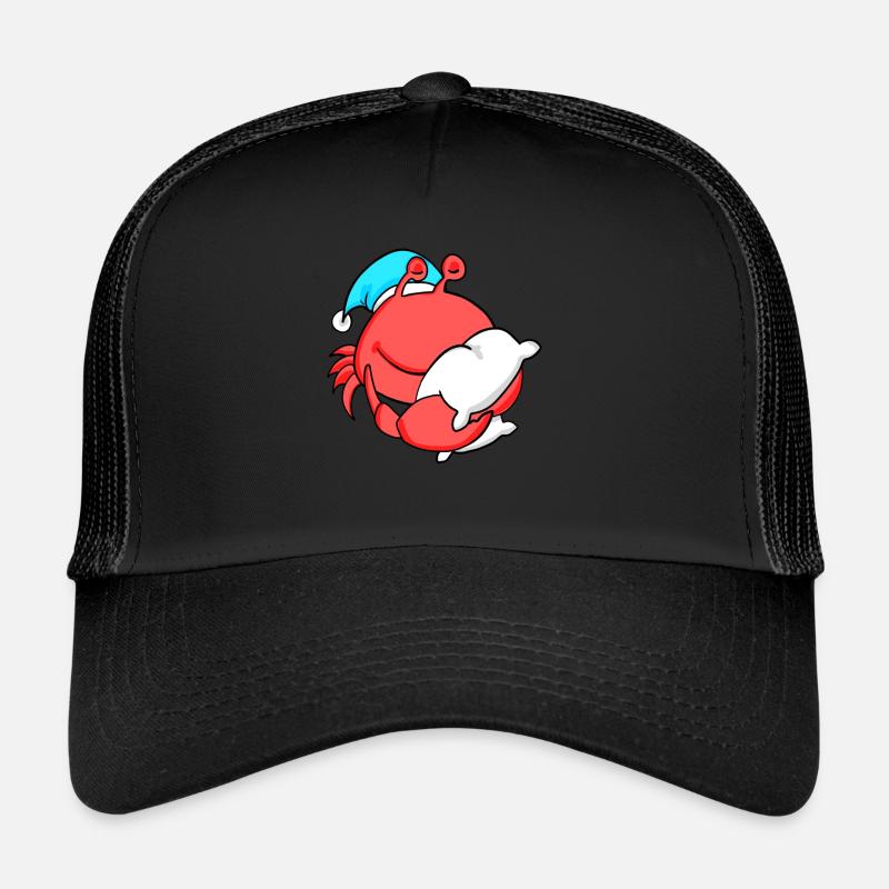 Krabbe - Trucker Cap - Schwarz/Schwarz