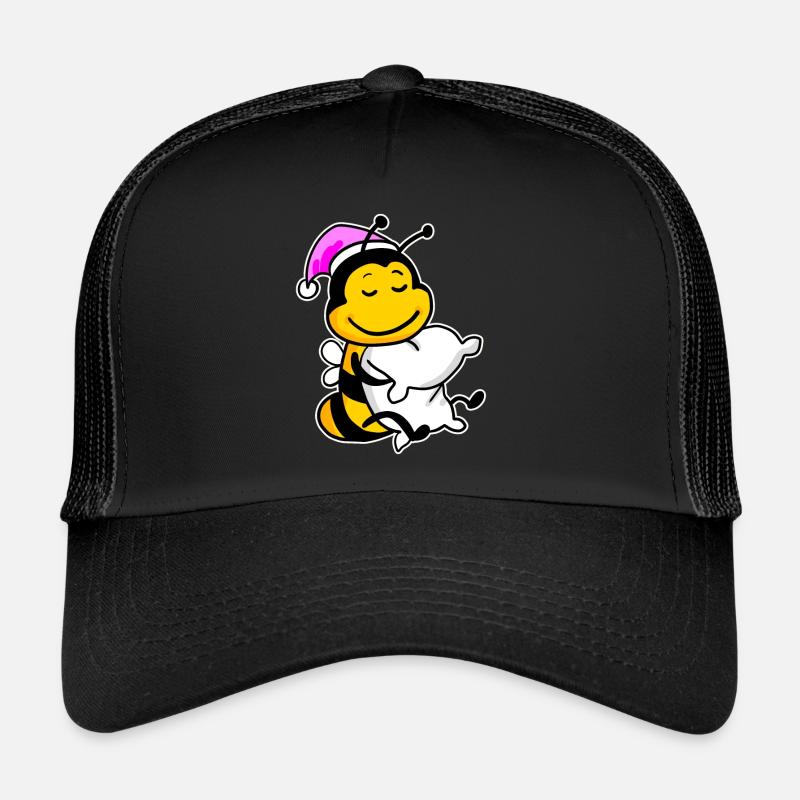 Abeille avec oreiller et bonnet de couchage Casquette trucker 