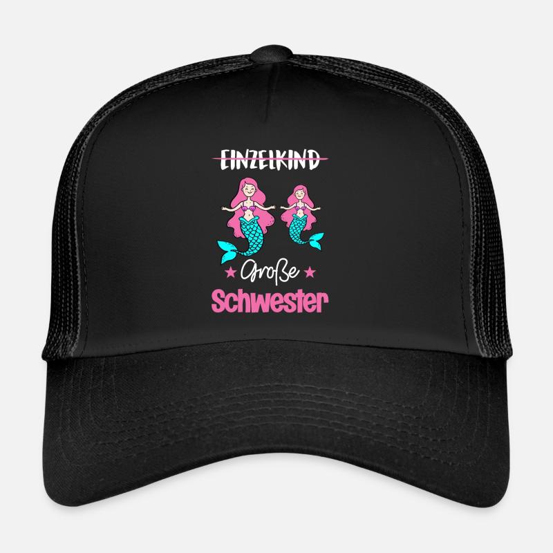 Große Schwester Meerjungfrau Kinder Geschenk Trucker Cap
