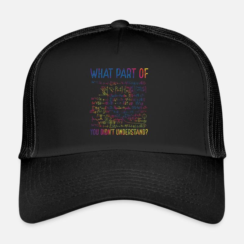 Drôle de formule mathématique en coloré Casquette trucker 