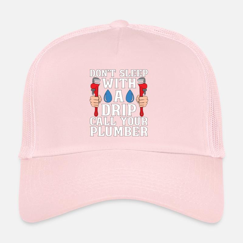 Plumber Don't Sleep Tool Plumbing Pipe Plumbers Trucker Cap