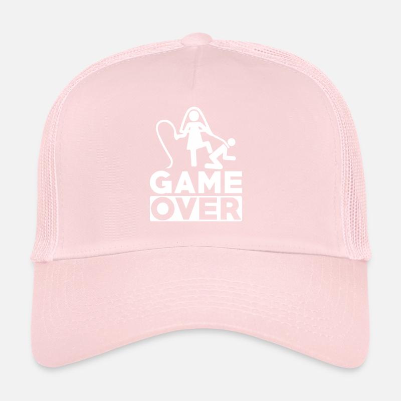 Hochzeit Ehe Ehemann Game Over Trucker Cap